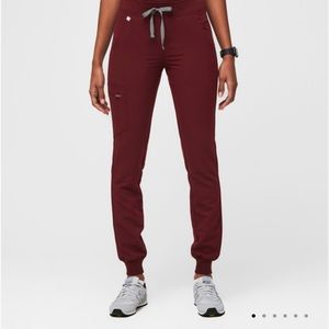 Hunter Green Figs Scrub Bottoms XXL Zamora 2.0 Jogger Petite